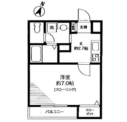 東大前賃貸マンション・1K