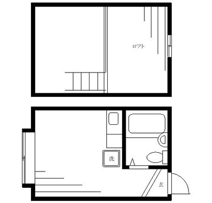 東大前 アパート 1R