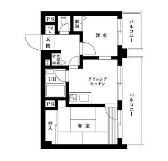 東京都文京区白山１丁目 賃貸マンション 2DK