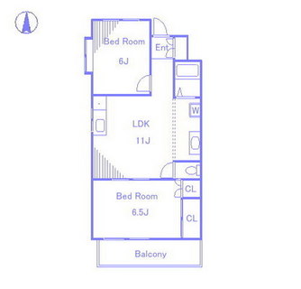 東京都文京区千駄木２丁目 賃貸マンション 2LDK